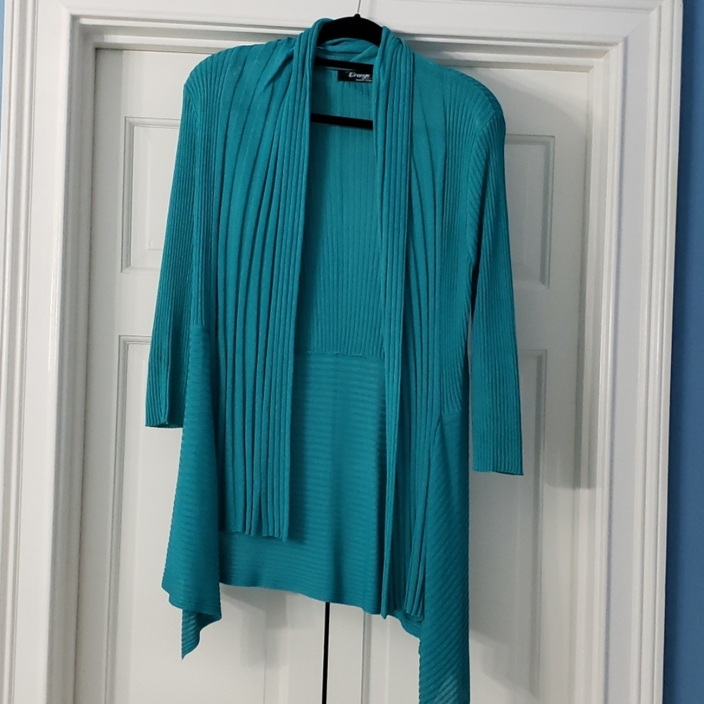 Turquoise/seafoam Cardigan